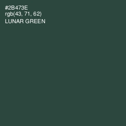 #2B473E - Lunar Green Color Image